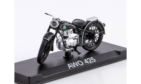 AWO-425 Скакун из Тюрингии, Наши мотоциклы №60, масштабная модель мотоцикла, MODIMIO, Москва, scale24