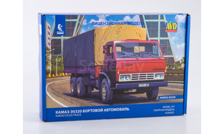 Сборная модель КАМАЗ-Э5320 1639AVD, сборная модель автомобиля, AVD Models, scale43