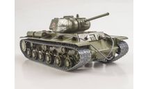 Масштабная модель KB-1С На высоких скоростях, Наши Танки №21, масштабные модели бронетехники, MODIMIO, КВ-1С, scale43