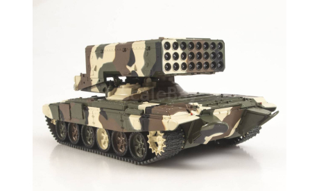 Масштабная модель TОС-1A Обжигающий ’солнцепёк’, Наши Танки №20, масштабные модели бронетехники, MODIMIO, ТОС, scale43