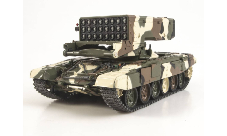 Масштабная модель TОС-1A Обжигающий ’солнцепёк’, Наши Танки №20, масштабные модели бронетехники, MODIMIO, ТОС, scale43