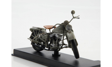 HARLEY-DAVIDSON WLA, Наши мотоциклы №25, масштабная модель мотоцикла, 1:24, 1/24, MODIMIO