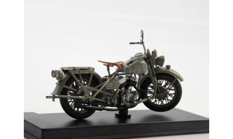 HARLEY-DAVIDSON WLA, Наши мотоциклы №25, масштабная модель мотоцикла, 1:24, 1/24, MODIMIO