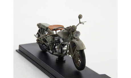 HARLEY-DAVIDSON WLA, Наши мотоциклы №25, масштабная модель мотоцикла, 1:24, 1/24, MODIMIO
