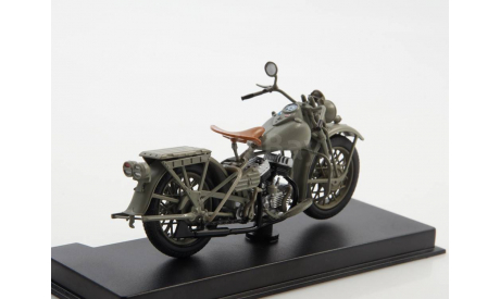 HARLEY-DAVIDSON WLA, Наши мотоциклы №25, масштабная модель мотоцикла, 1:24, 1/24, MODIMIO