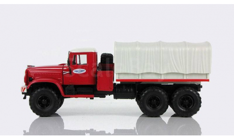 Н952 КрАЗ-255В балластный тягач с тентом, масштабная модель, scale43, Наш Автопром
