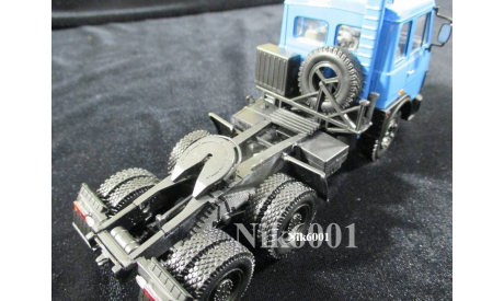 Н796 МАЗ 6422 седельный тягач (1981-1985), синий, масштабная модель, 1:43, 1/43, Наш Автопром