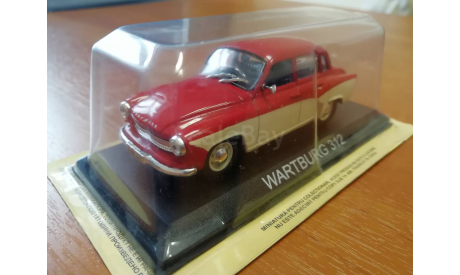 Автолегенды Румынская серия Wartburg-312, масштабная модель, scale43, DeAgostini