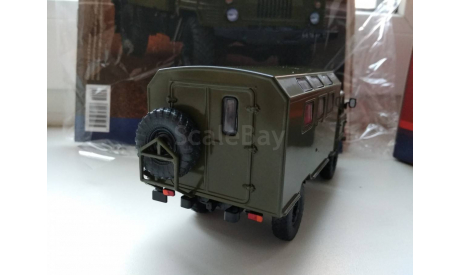 Легендарные грузовики СССР №3, Кунг К-66 (ГАЗ-66), масштабная модель, 1:43, 1/43