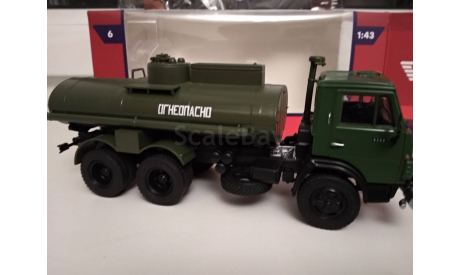 Легендарные грузовики СССР №6, АЦ-9 Камаз-5320, масштабная модель, scale43
