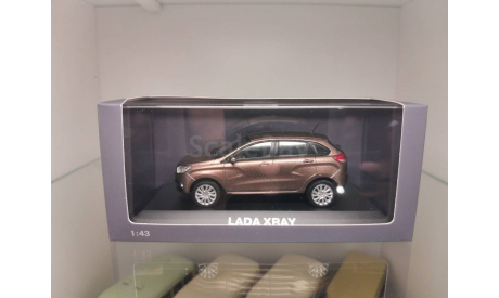 Лада LADA XRAY коричневый металлик, масштабная модель, scale43, Lada Image, ВАЗ