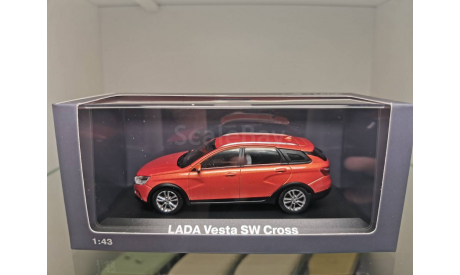 Лада LADA Vesta SW Cross оранжевый металлик, масштабная модель, scale43, Lada Image, ВАЗ