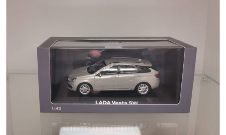 Лада LADA Vesta SW бежевый металлик, масштабная модель, scale43, Lada Image, ВАЗ