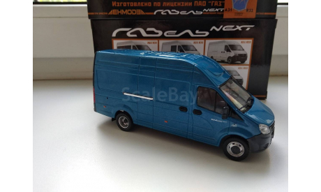ГА3ель Некст A31R32 синий, Н657, масштабная модель, ГАЗ, Наш Автопром, scale43