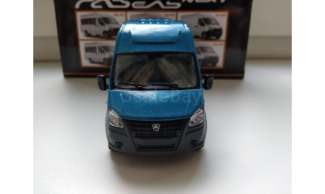 ГА3ель Некст A31R32 синий, Н657, масштабная модель, ГАЗ, Наш Автопром, scale43