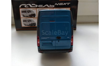 ГА3ель Некст A31R32 синий, Н657, масштабная модель, ГАЗ, Наш Автопром, scale43