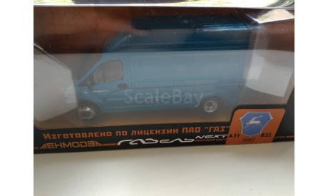 ГА3ель Некст A31R32 синий, Н657, масштабная модель, ГАЗ, Наш Автопром, scale43