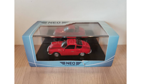 Fiat Abarth 1000 GT Monomille 1963 (red) NEO44605, масштабная модель, scale43, Neo Scale Models