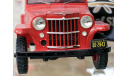 Масштабная модель Jeep Willys Pick Up, red BoS-Models BOS267, масштабная модель, scale18