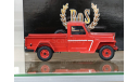 Масштабная модель Jeep Willys Pick Up, red BoS-Models BOS267, масштабная модель, scale18