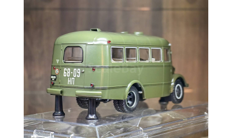 Масштабная модель Автобус Курганского завода тип «651А», «Штабной» г. Калуга – 1970е гг. Dip Models 165111, масштабная модель, КАвЗ, scale43
