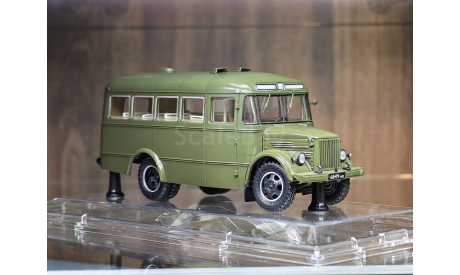 Масштабная модель Автобус Курганского завода тип «651А», «Штабной» г. Калуга – 1970е гг. Dip Models 165111, масштабная модель, КАвЗ, scale43