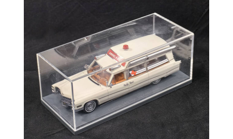Масштабная модель Cadillac S&S Ambulance White 1966 NEO43895, масштабная модель, Neo Scale Models, scale43
