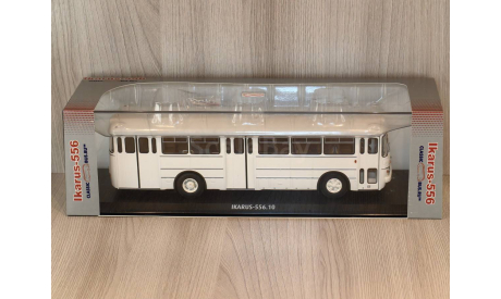 Масштабная модель IKARUS 556 белый 1971г. 04013В, масштабная модель, Classicbus, scale43