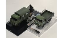 Набор 450Д ’АКД-64’ (передвижной армейский кинотеатр) + «Военная Автоинспекция» МО СССР, масштабная модель, DiP Models, УАЗ, scale43