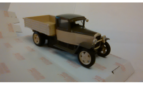 H253b ГА3-ММ (1946), бежевый с коричневым, масштабная модель, scale43, Наш Автопром, ГАЗ