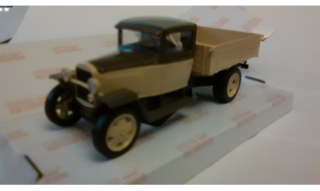 H253b ГА3-ММ (1946), бежевый с коричневым, масштабная модель, scale43, Наш Автопром, ГАЗ