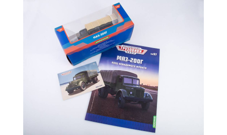 МАЗ-200Г, Легендарные грузовики СССР №97, масштабная модель, MODIMIO, scale43