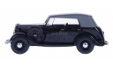 H158b ГАЗ М1 фаэтон с тентом (черный), масштабная модель, 1:43, 1/43, Наш Автопром