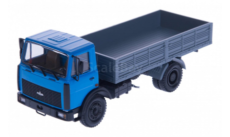 Н207 МАЗ-5337 (1991-99) голубой/серый, масштабная модель, 1:43, 1/43, Наш Автопром