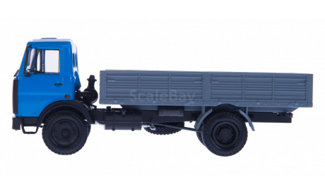 Н207 МАЗ-5337 (1991-99) голубой/серый, масштабная модель, 1:43, 1/43, Наш Автопром