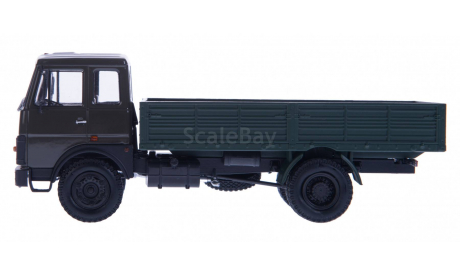 H208 МАЗ-53371 бортовой (1987-1994), хаки / зелёный, масштабная модель, 1:43, 1/43, Наш Автопром