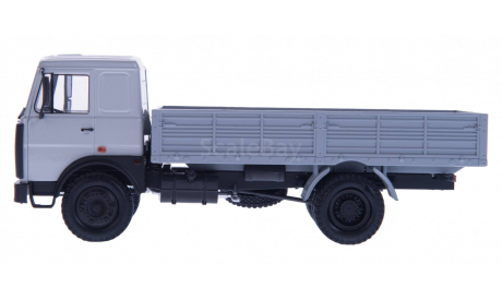 H209 МАЗ-53371 бортовой (1991-1999) серый, масштабная модель, 1:43, 1/43, Наш Автопром