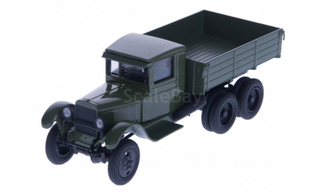 H270b ЗиС-36 (6x6) бортовой (зеленый), масштабная модель, 1:43, 1/43, Наш Автопром