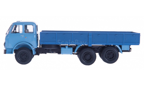Н293 МАЗ 516А бортовой (1971-1973), сине-голубой, масштабная модель, scale43, Наш Автопром