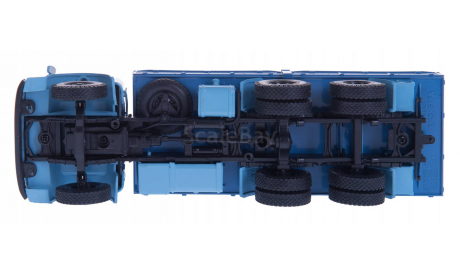 Н293 МАЗ 516А бортовой (1971-1973), сине-голубой, масштабная модель, scale43, Наш Автопром