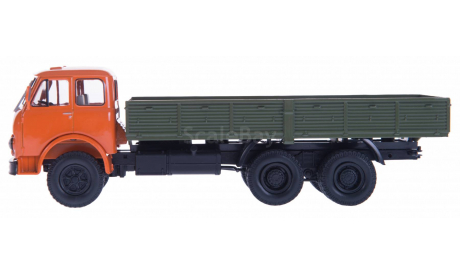 Н298 МАЗ-514 оранжевый/зеленый, масштабная модель, scale43, Наш Автопром