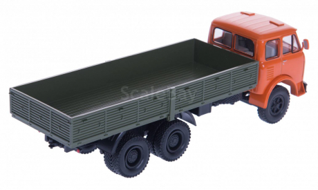 Н298 МАЗ-514 оранжевый/зеленый, масштабная модель, scale43, Наш Автопром