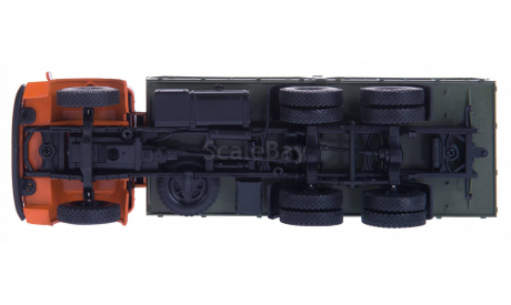 Н298 МАЗ-514 оранжевый/зеленый, масштабная модель, scale43, Наш Автопром