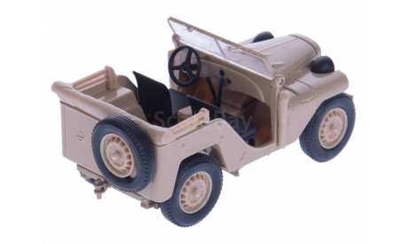 H351a ГА3-64, св.бежевый, масштабная модель, scale43, Наш Автопром, ГАЗ