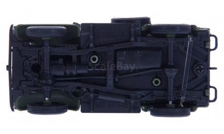 Н356a ГАЗ-69 с тентом, т.зеленый матовый, масштабная модель, scale43, Наш Автопром