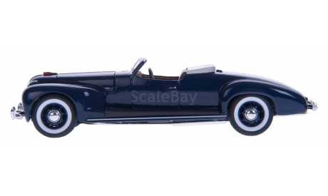 H452b ЗИС-101А Спорт откр.верх (синий), масштабная модель, scale43, Наш Автопром