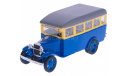 Н651с ГАЗ-03-30 автобус синий двухцветный НАП, масштабная модель, 1:43, 1/43, Наш Автопром