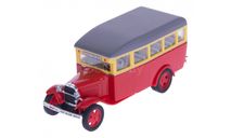 Н651b ГА3-03-30 автобус красный двухцветный, масштабная модель, scale43, Наш Автопром, ГАЗ