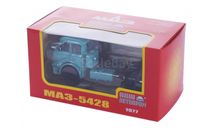 H700а МАЗ 5428 тягач (1977), бирюзовый, масштабная модель, 1:43, 1/43, Наш Автопром