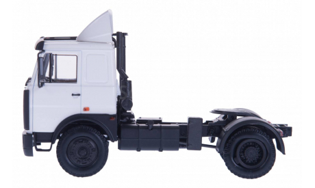 H709 МАЗ 54326 седельный тягач (1988-1993), белый, масштабная модель, scale43, Наш Автопром